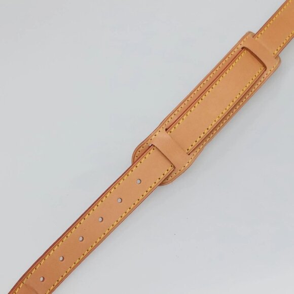 LOUIS VUITTON Adjustable Shoulder Strap Leather 34.6""-42.5"" Beige Auth 137897 - Picture 6 of 13